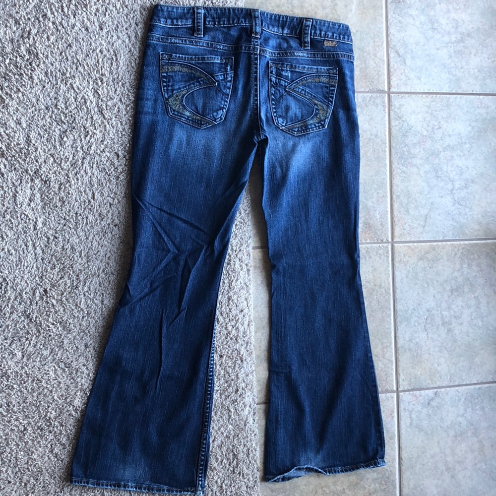 Silver jeans